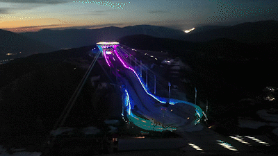 衛(wèi)星見(jiàn)證，這里如何變身“冬奧小城”