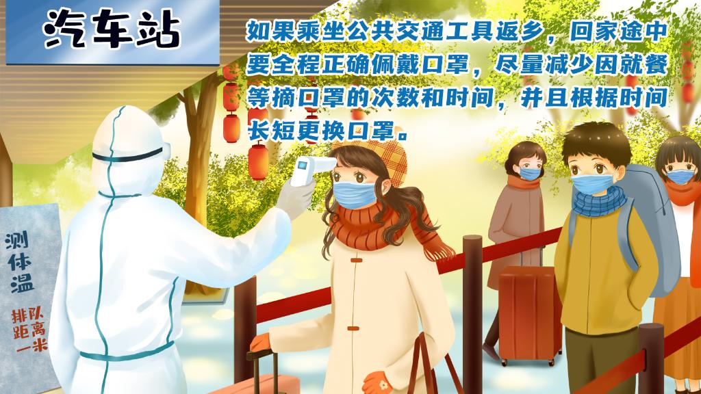 春運進行時，人在旅途如何做好防護？