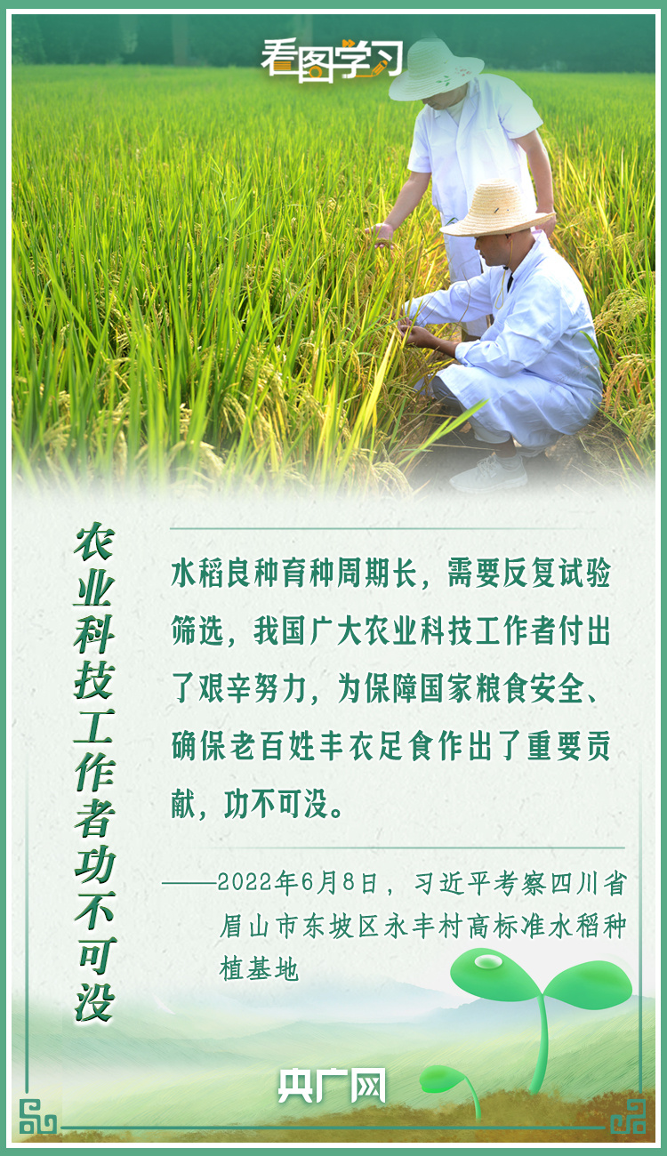 看圖學(xué)習(xí)|牢記總書(shū)記叮囑 攥緊種子端牢飯碗