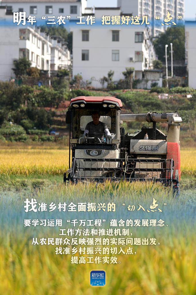 明年“三農(nóng)”工作，這幾個(gè)“點(diǎn)”要把握好