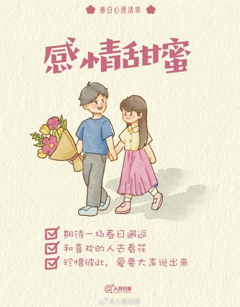 收藏打卡！領(lǐng)取你的手賬風(fēng)春日心愿清單