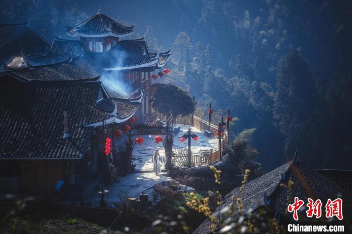 藏于溆浦雁鵝界的古村落。　宋祖春 攝