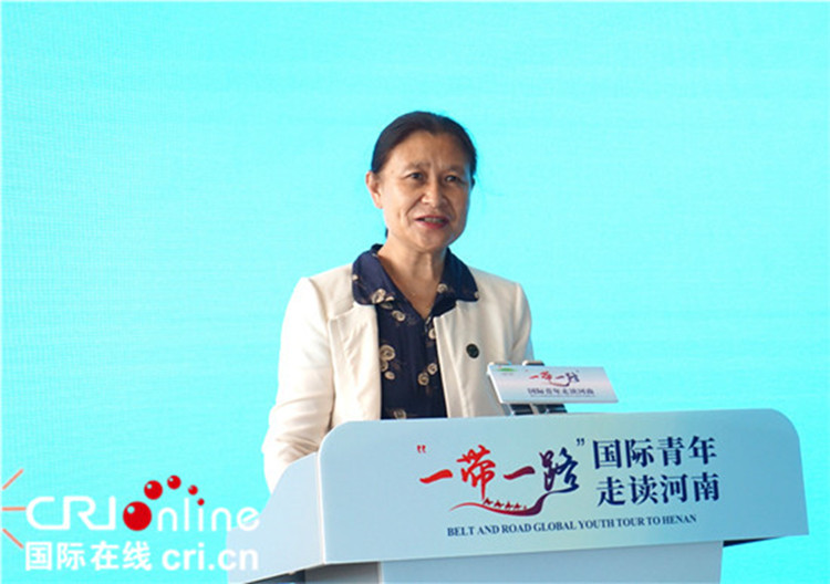 中國人民對(duì)外友好協(xié)會(huì)二級(jí)巡視員李冬梅致辭。賈親親 攝