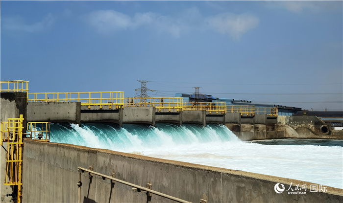 圖為取排水工程項(xiàng)目一景。人民網(wǎng)記者管克江攝