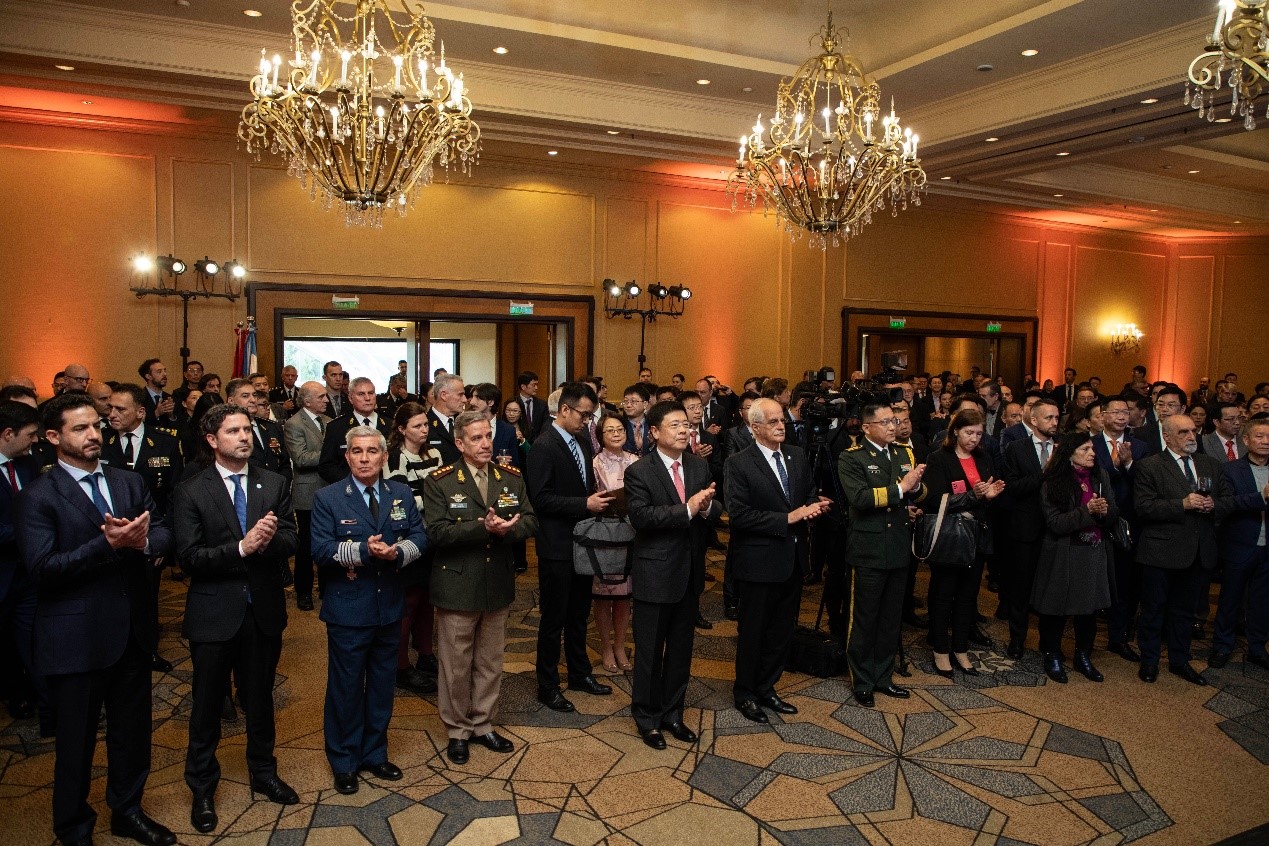 招待會(huì)現(xiàn)場(chǎng)氣氛熱烈友好。中國(guó)駐阿根廷大使館供圖