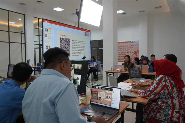 活動(dòng)現(xiàn)場(chǎng)。供圖：印尼三一一大學(xué)孔子學(xué)院