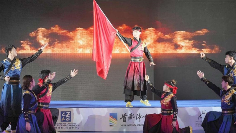 圖為“華夏風 功夫情”演出場景，中國駐阿聯(lián)酋大使館供圖