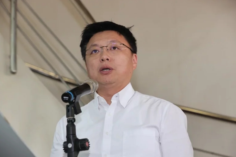 圖為趙天麟。圖片來源：臺灣《聯(lián)合報(bào)》劉學(xué)圣攝。