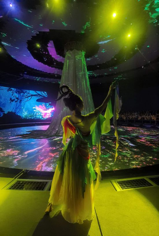 　　《天釀》演出場景。本報記者常雯宜攝