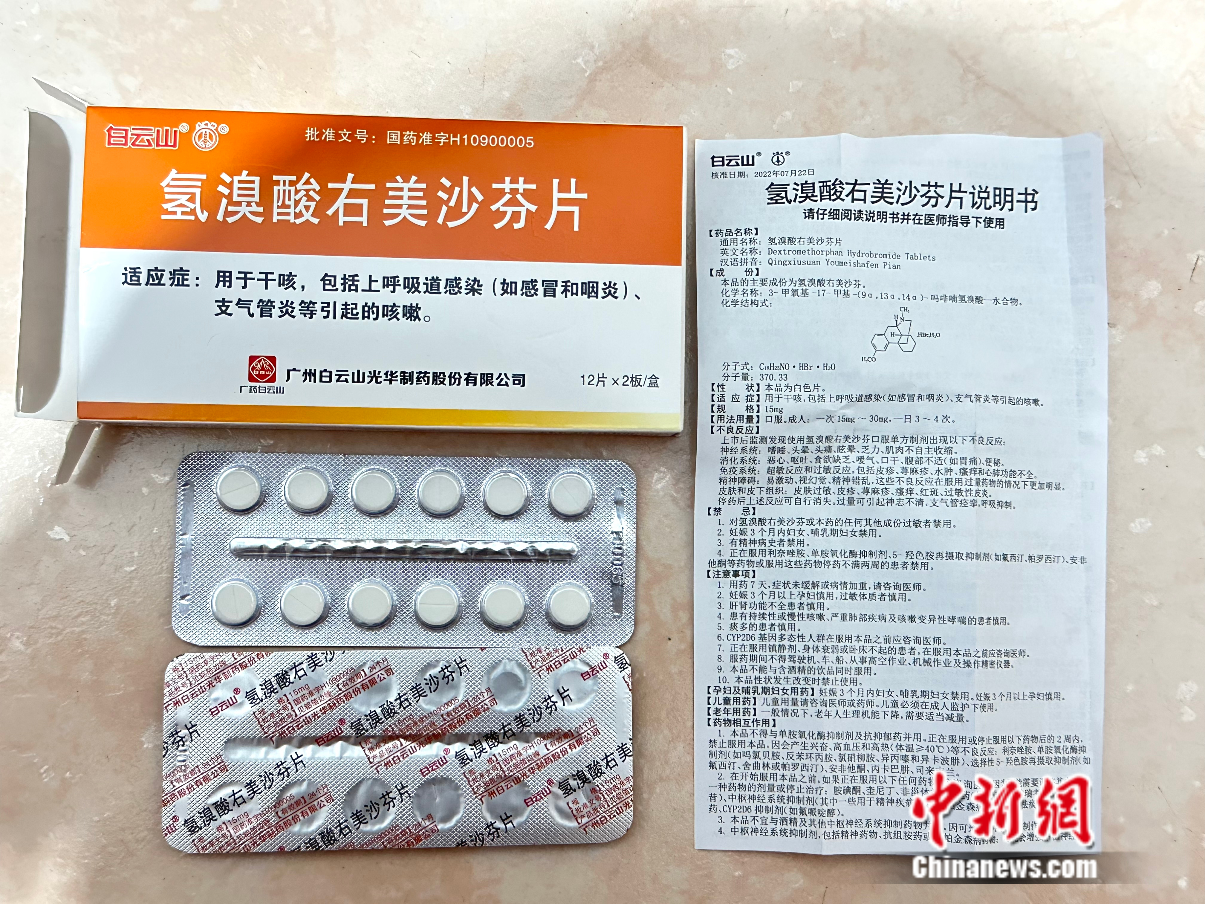 右美沙芬。受訪者供圖