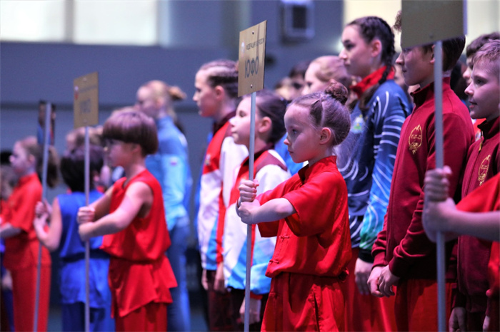 2023年俄羅斯杯暨全俄武術(shù)錦標(biāo)賽開幕式現(xiàn)場(chǎng)。駐俄羅斯大使館供圖
