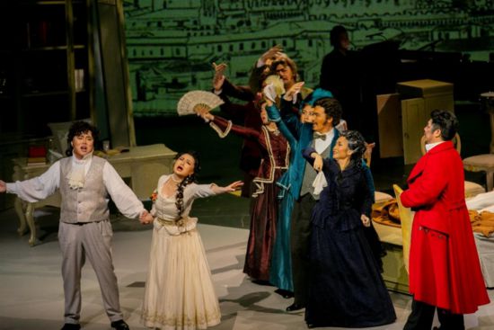 圖為《賈尼·斯基基》劇照。中國國家大劇院供圖。