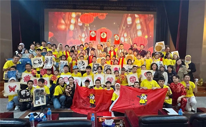 圖為2023“中華文化大樂(lè)園—埃及開(kāi)羅營(yíng)”閉幕式活動(dòng)現(xiàn)場(chǎng)。主辦方供圖