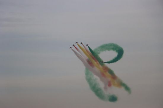 飛行表演現(xiàn)場。高思峰 攝