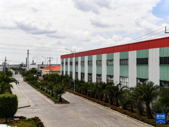 這是2024年2月16日在埃塞俄比亞杜凱姆市拍攝的東方工業(yè)園。 新華社記者 李亞輝 攝