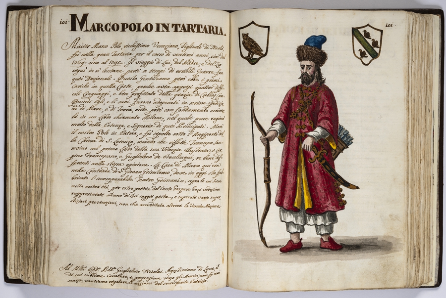 “馬可·波羅的世界”展覽的部分展品。威尼斯市立博物館基金會供圖