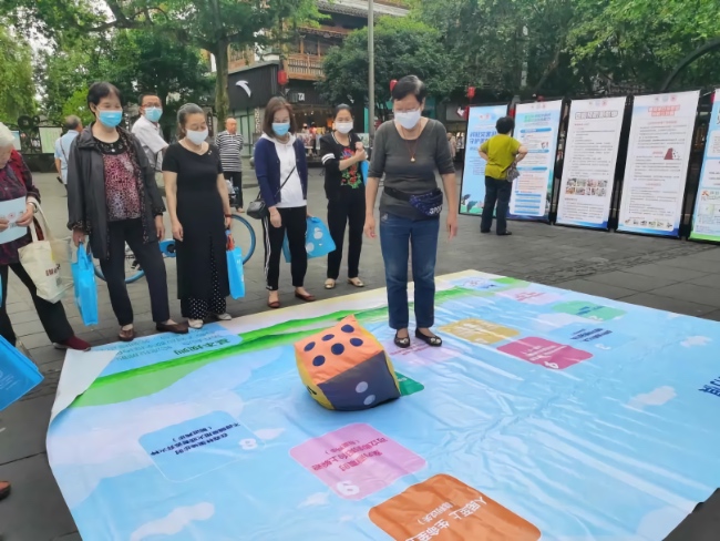 應急科普活動現(xiàn)場。四川省應急管理廳供圖