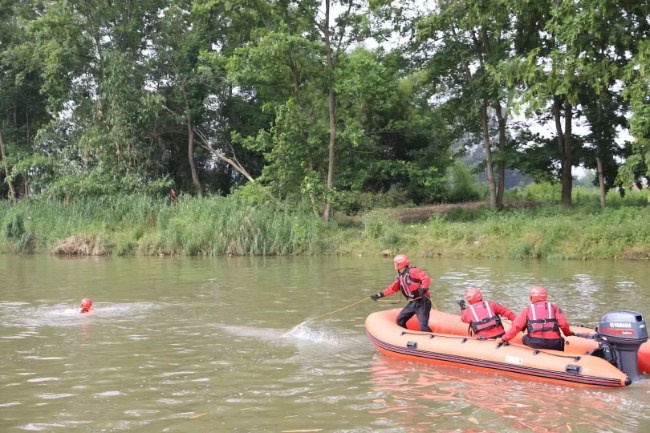 演習現(xiàn)場。四川省應急管理廳供圖