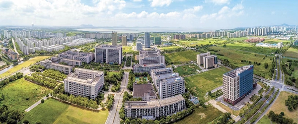 航拍產(chǎn)業(yè)園區(qū)一角。無(wú)錫高新區(qū)管委會(huì)供圖