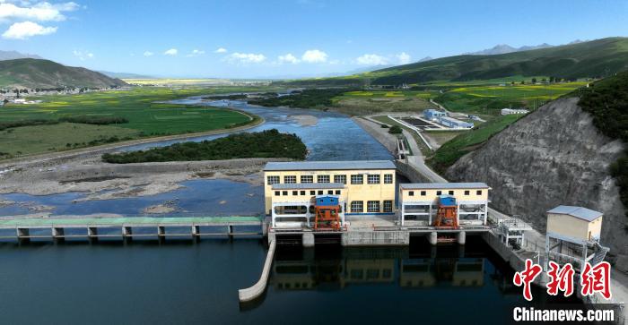 圖為引大濟湟調(diào)水總干渠的樞紐。(資料圖) 青海省水利廳 供圖