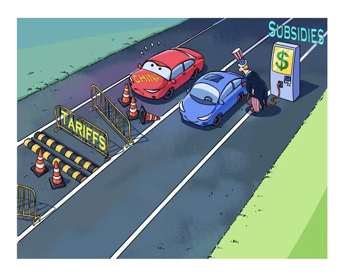 漫畫作者：馬宏亮（人民網(wǎng)版權(quán)圖片，未經(jīng)授權(quán)請勿轉(zhuǎn)載。）