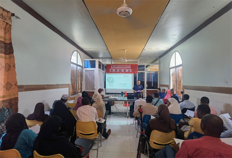 中國專家組進行標準宣貫。專家組供圖