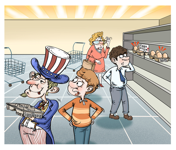 漫畫作者：譚希光（人民網(wǎng)版權(quán)圖片，未經(jīng)授權(quán)請(qǐng)勿轉(zhuǎn)載。）