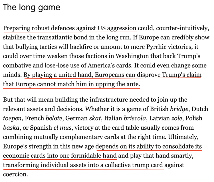 深觀察丨“只要團結，歐盟反制美國的王牌很多”