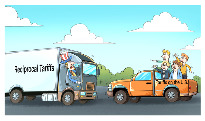 漫畫作者：譚希光（人民網(wǎng)版權(quán)圖片，未經(jīng)授權(quán)請勿轉(zhuǎn)載。）