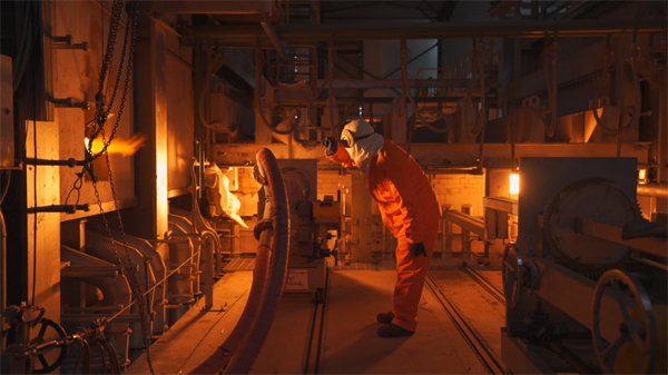 浮法玻璃生產(chǎn)線。受訪者供圖