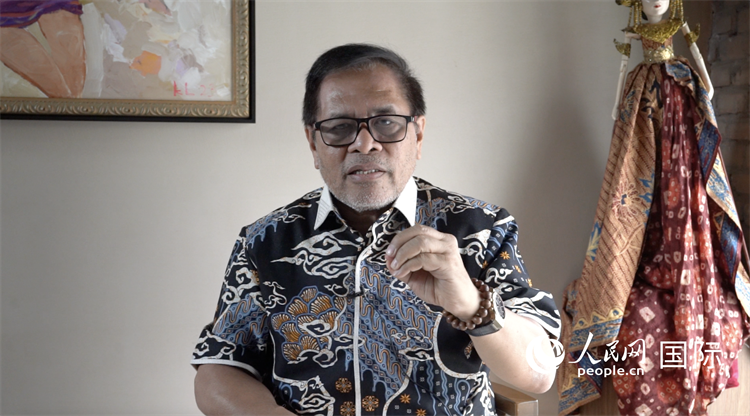 5月14日，印度尼西亞大使周浩黎接受人民網(wǎng)專訪。人民網(wǎng) 王婧攝