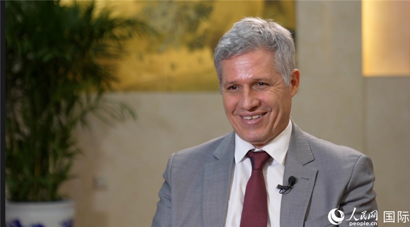 巴西農(nóng)村發(fā)展部部長特謝拉。 人民網(wǎng)記者 張榮攝