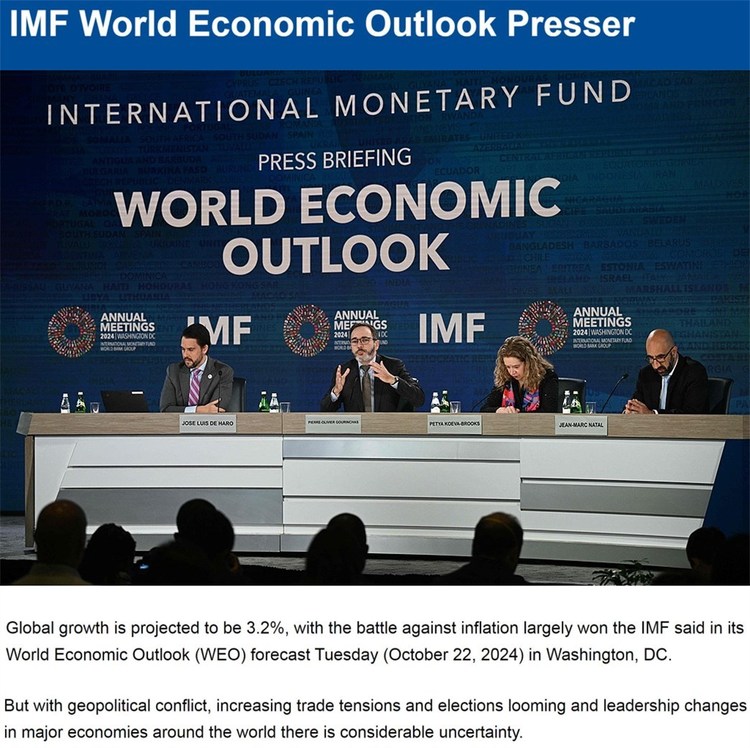 “地緣沖突是干擾全球經濟增長的最大不確定因素”