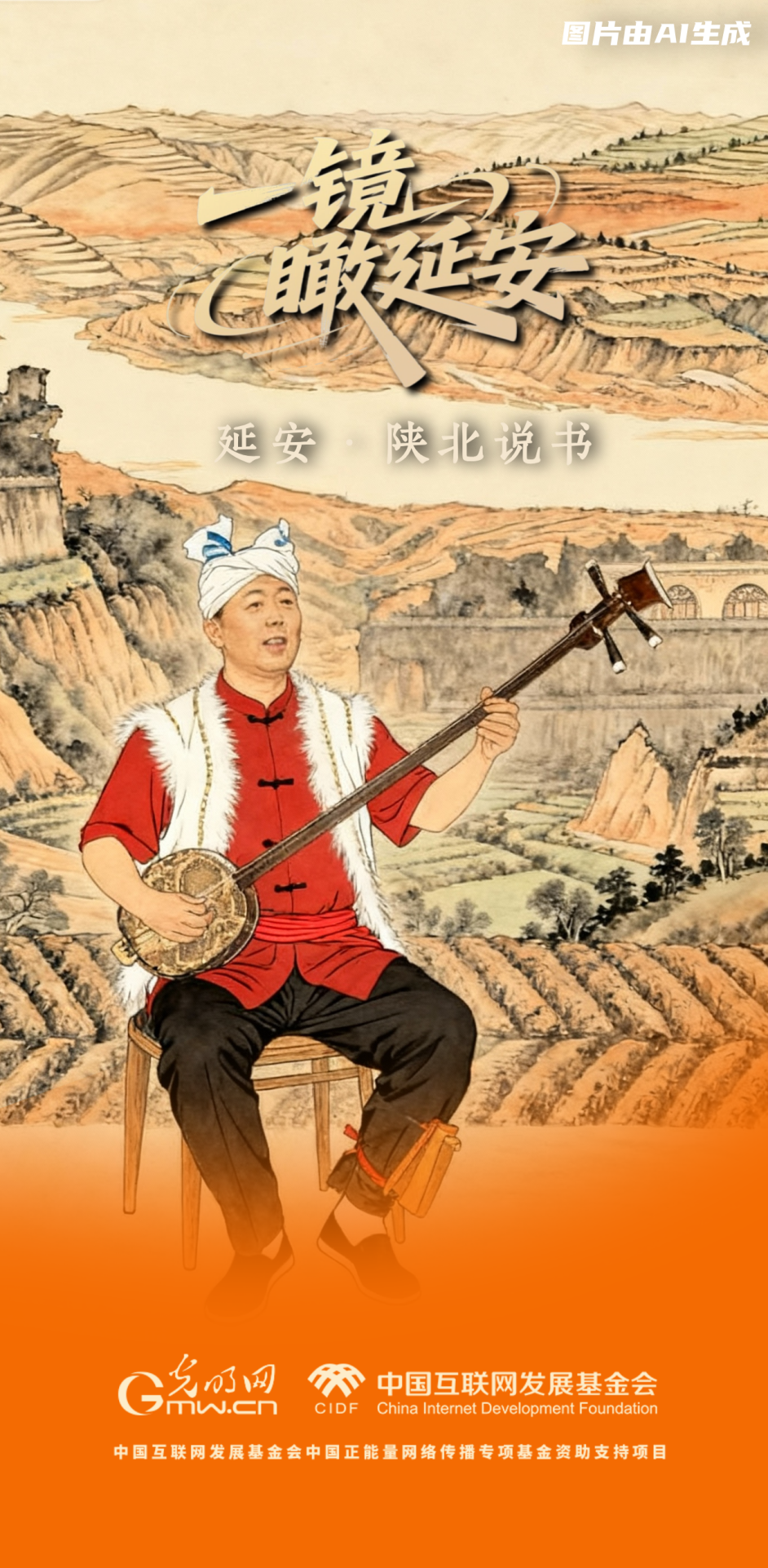 【一鏡瞰延安·AI海報】跟著這些非遺文化，感受老區(qū)風土人情