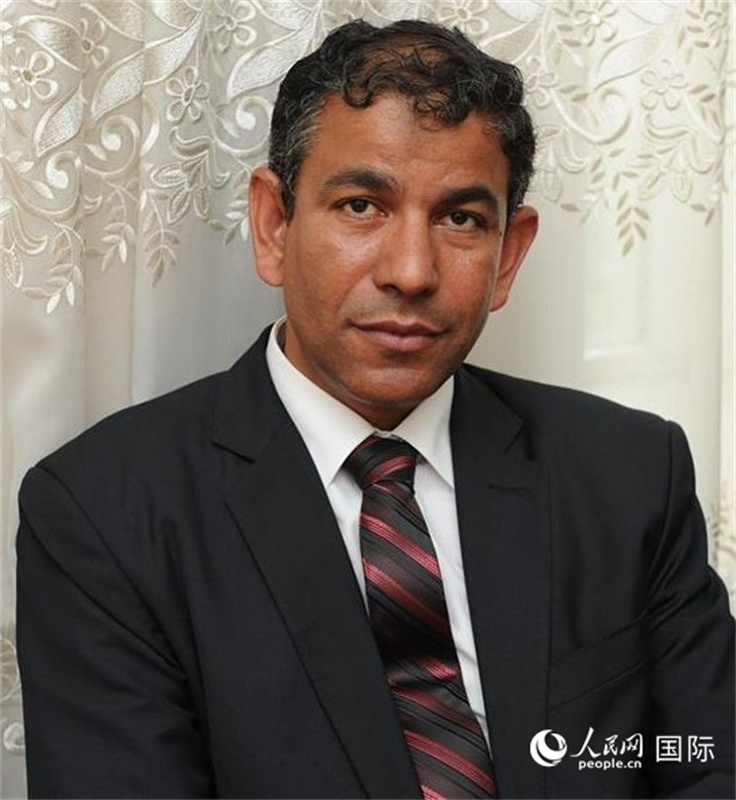 埃及著名中國(guó)和亞洲問(wèn)題專家德拉比克。人民網(wǎng)記者 黃培昭攝