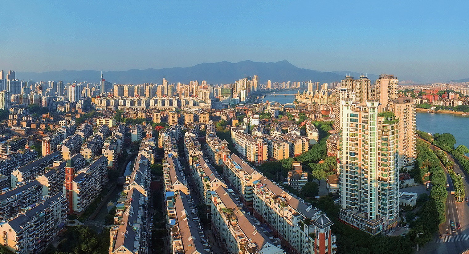 2018年，福州市臺江區(qū)蒼霞新城，高樓拔地而起，舊貌換新顏。