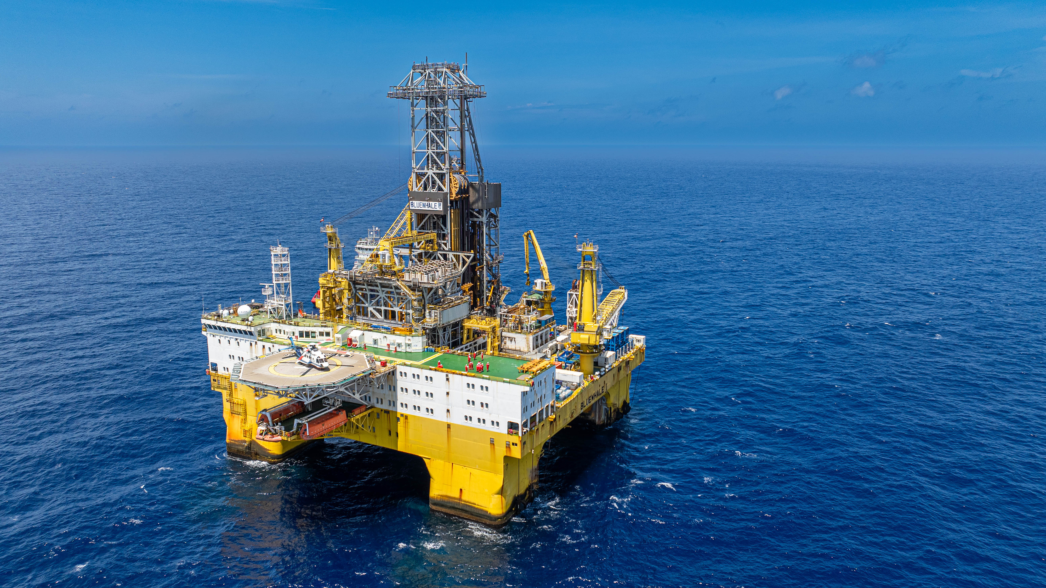 2024年8月17日，海南陵水，深海一號二期鉆井平臺(tái)。