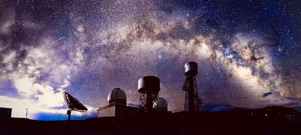 阿里暗夜星空。貢覺群培攝