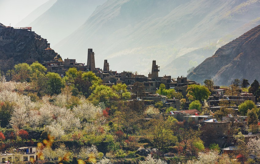 四川省阿壩州理縣桃坪村。四川省文旅廳供圖