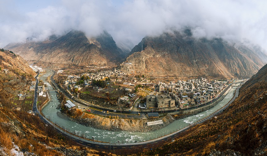 四川省阿壩州理縣桃坪村。四川省文旅廳供圖