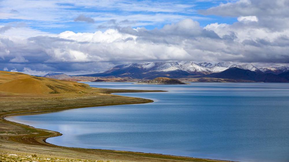 壯麗湖泊。金阿次仁攝