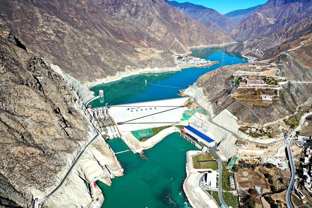 蘇洼龍水電站全景。吳雛音 攝