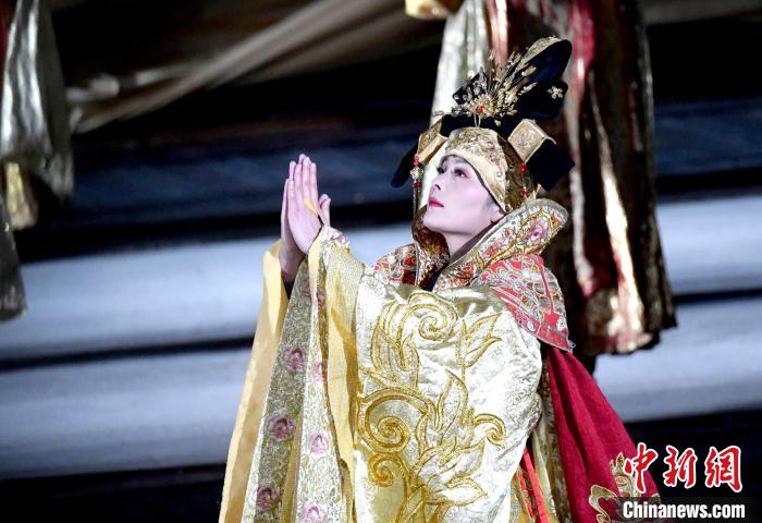 3月17日，西藏拉薩，《文成公主》大型史詩劇演出現(xiàn)場(chǎng)?！±盍?攝