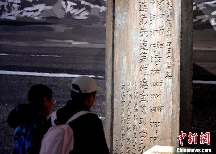 圖為5月18日，觀眾正在欣賞展覽。　李林 攝