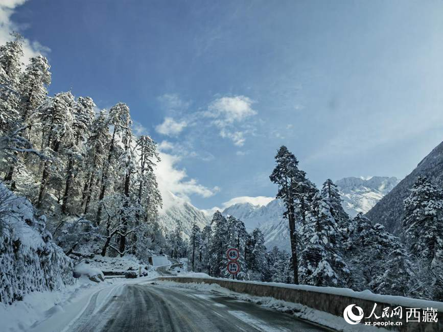 扎墨公路。人民網(wǎng) 李海霞攝